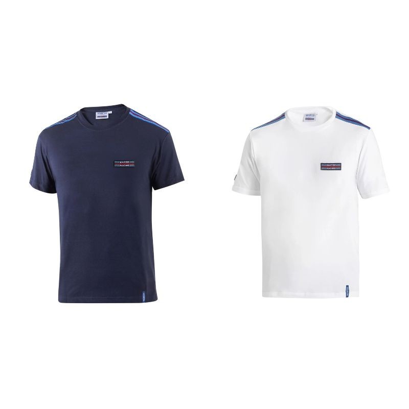 T-Shirt da Lavoro Stretch Sparco Martini Racing Top Stripes BML0007-D0