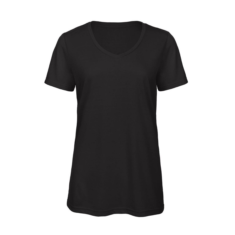 T-shirt Da Lavoro V Triblend Manica Corta da Donna B&C Collection - BCTW058