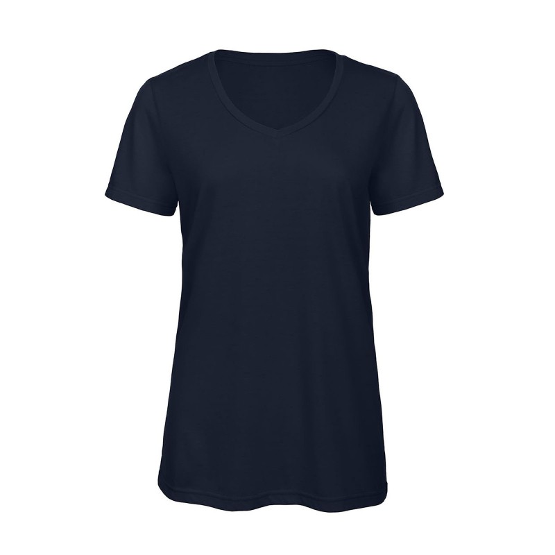 T-shirt Da Lavoro V Triblend Manica Corta da Donna B&C Collection - BCTW058