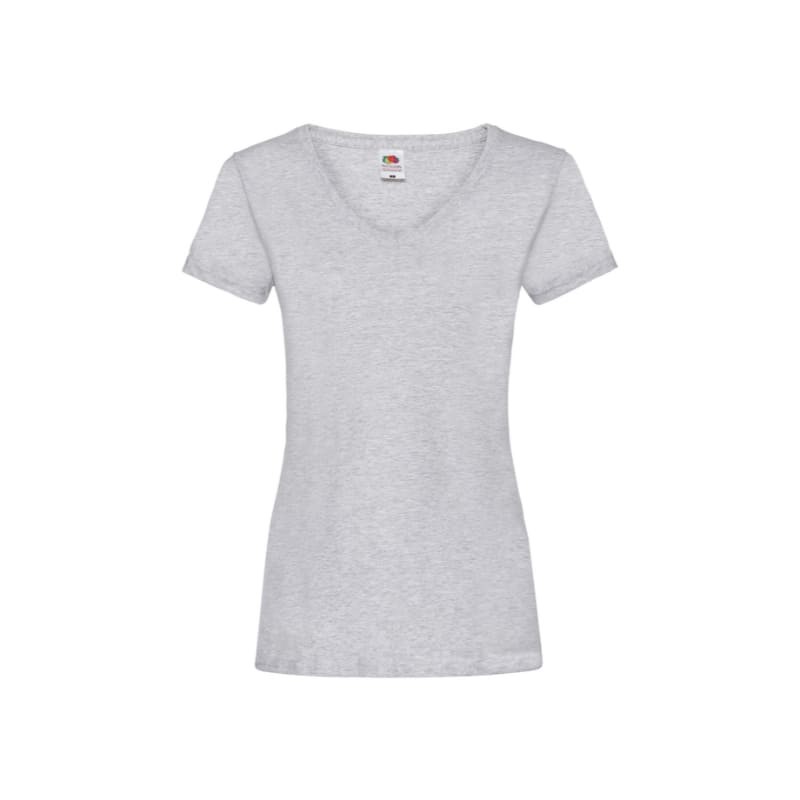 T-shirt da Lavoro Valueweight Ladies con Scollo a V Fruit Of The Loom - 613980