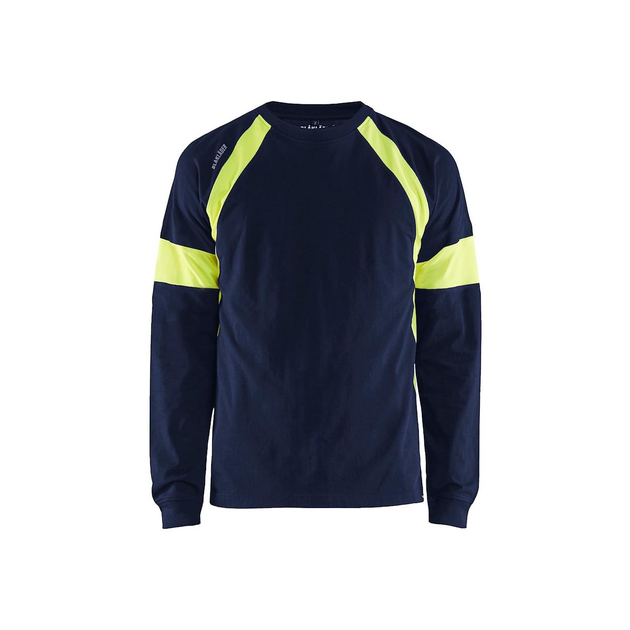 T-shirt manica lunga da Lavoro Blaklader 100% cotone 352010308833L