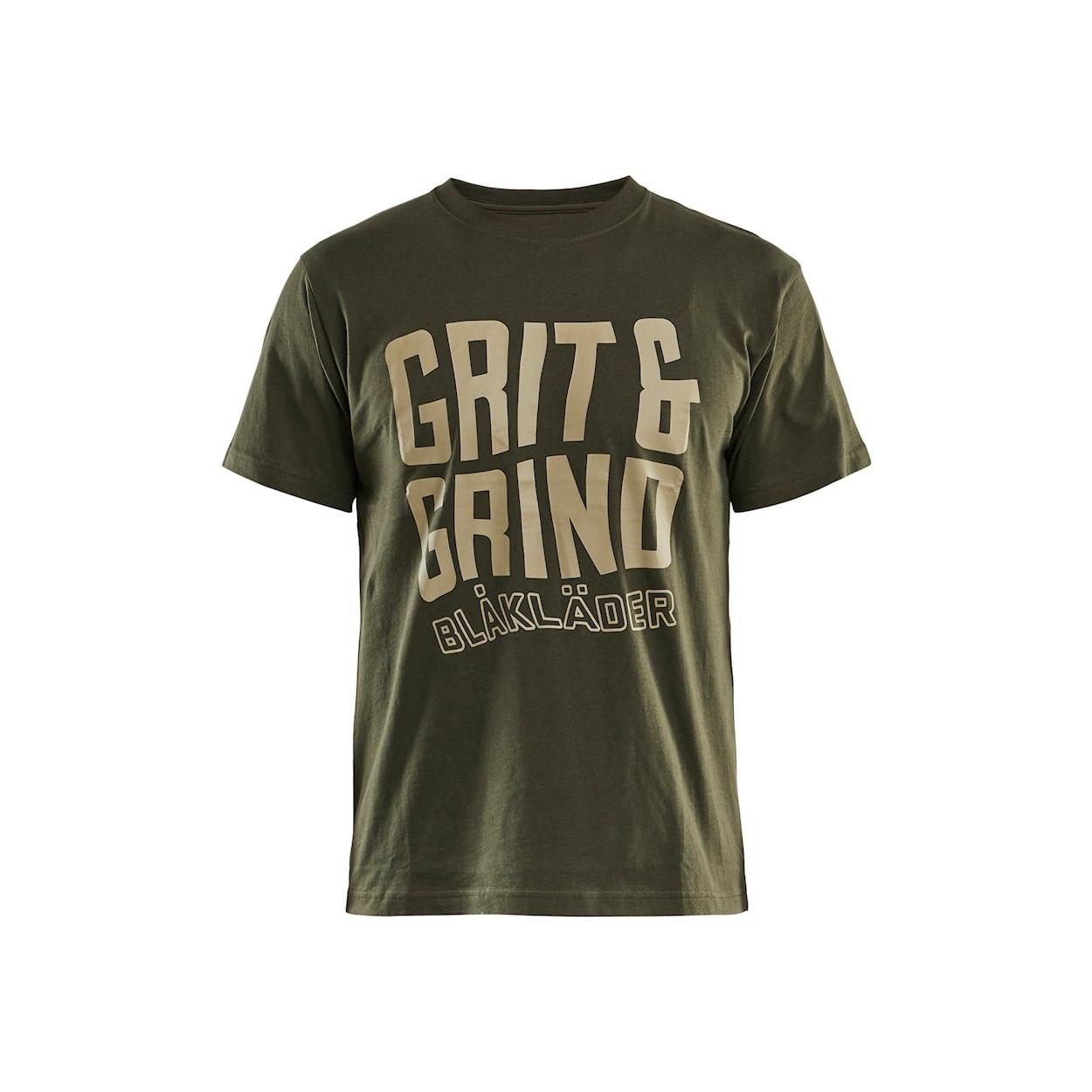 T-shirt maniche corte da Lavoro 100% Cotone Blaklader Grit and Grind 942110428600L