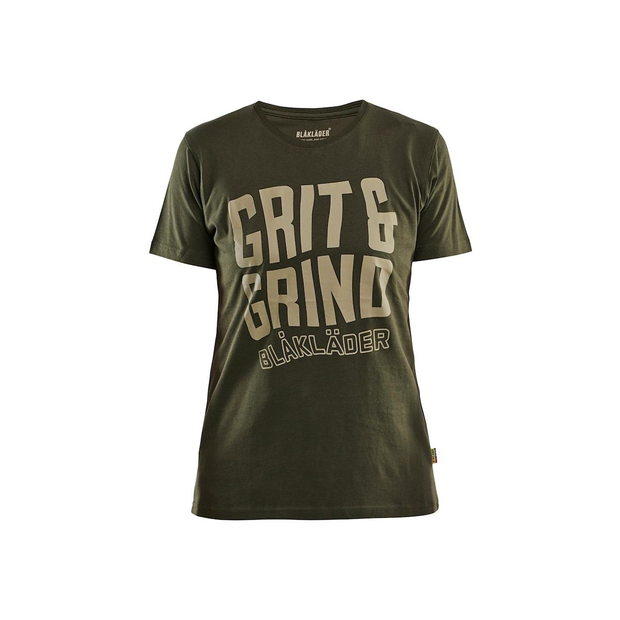 T-shirt maniche corte da Lavoro 100% Cotone Blaklader Grit and Grind Lady 940910424209L