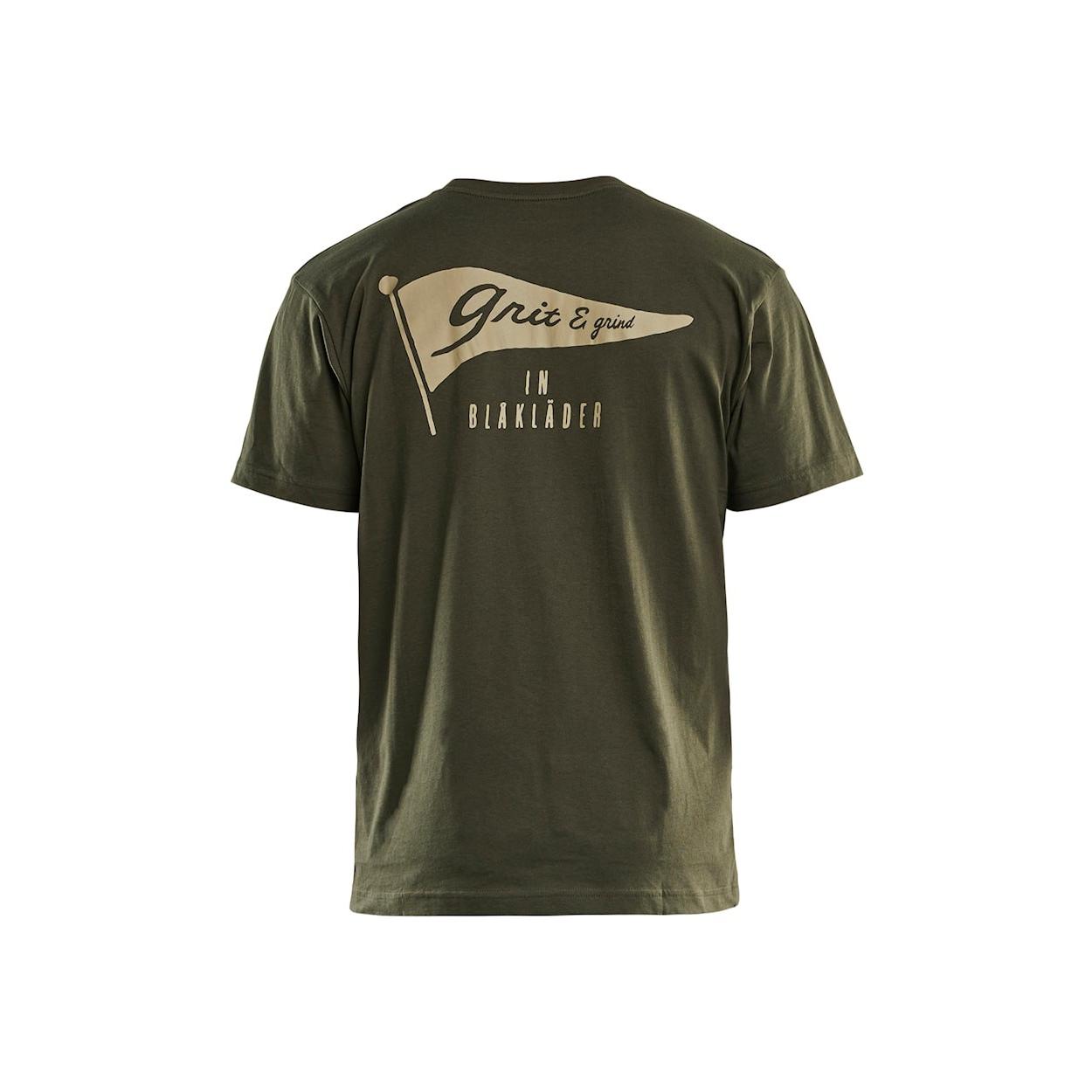 T-shirt maniche corte da Lavoro 100% Cotone Blaklader Grit Flag 942010424000L