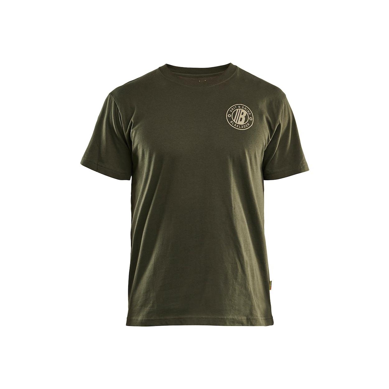 T-shirt maniche corte da Lavoro 100% Cotone Blaklader Grit Flag 942010424000L