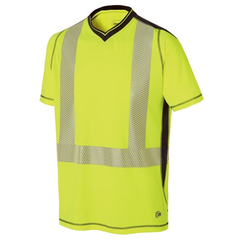 T-Shirt maniche corte da Lavoro Alta Visibilit� Anti-UV Molinel Luklight 0471.9999.065
