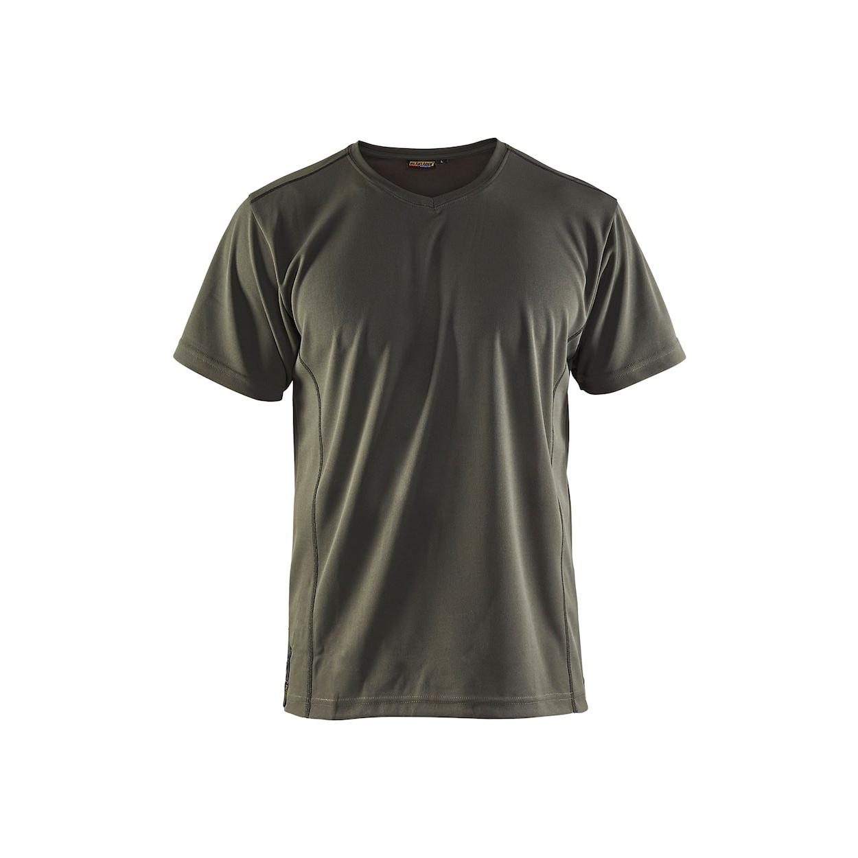 T-shirt maniche corte da Lavoro Blaklader protezione raggi UV scollo a V 332310514600L