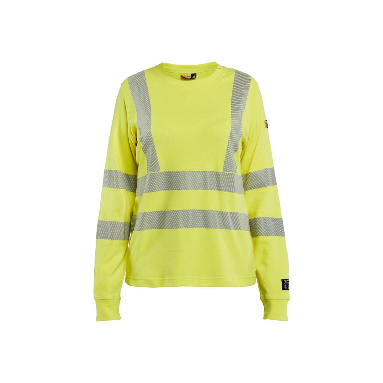 T-Shirt maniche lunghe da Lavoro Alta Visibilit� Blaklader multinorma ignifugo antistatico donna 346917613300M