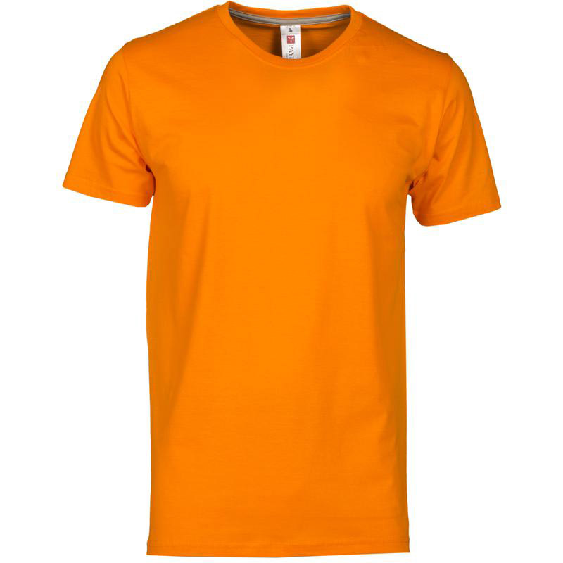 Payper Uomo Maglietta Sunset In Cotone Jersey - Manica Corta, Light Blu, Taglia XL