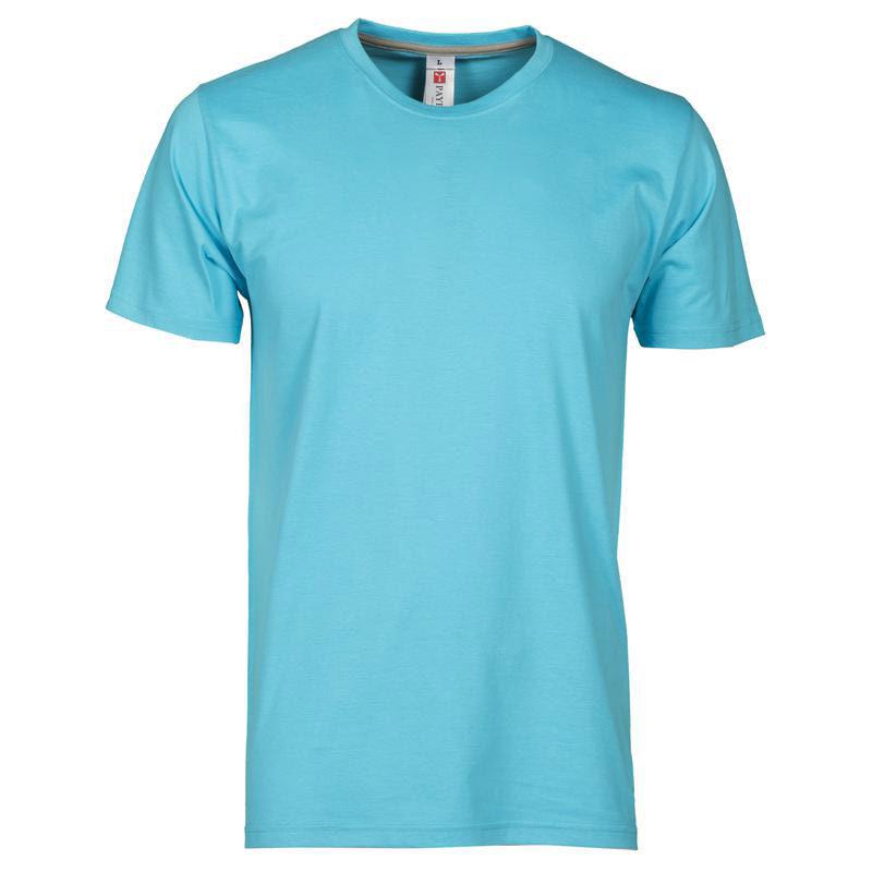 Payper Sunset T-Shirt Uomo Cotone Jersey Verde – Manica Corta, Girocollo, 150g/m²