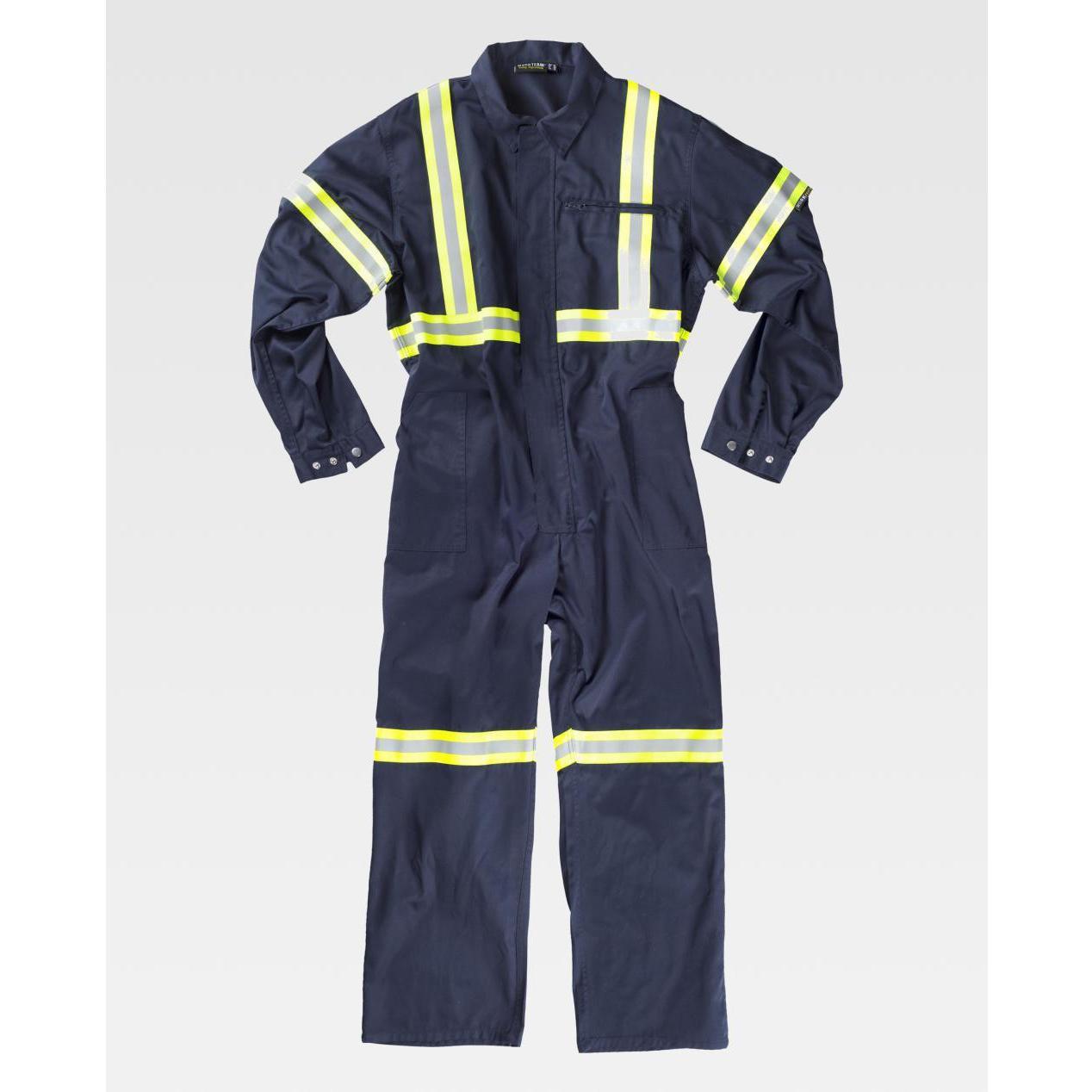 Tuta da Lavoro con Cerniera Alta Visibilit� B5236 - Workteam