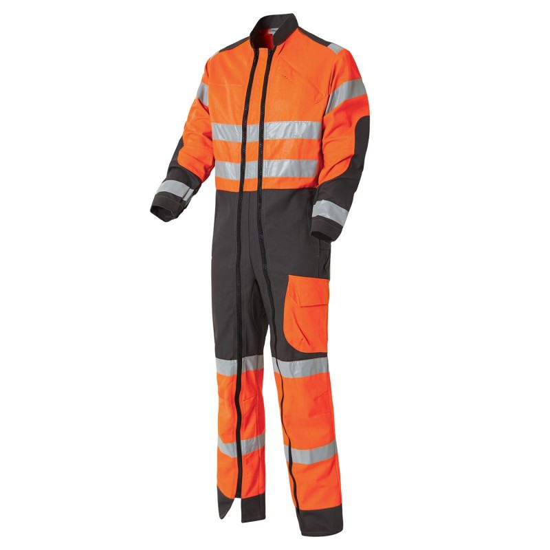 Tuta da Lavoro con doppia cerniera Alta Visibilit� Multitasche Molinel Luklight 2935.2351.044