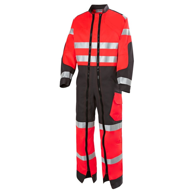 Tuta da Lavoro con doppia cerniera Alta Visibilit� Multitasche Molinel Luklight 2935.2351.044