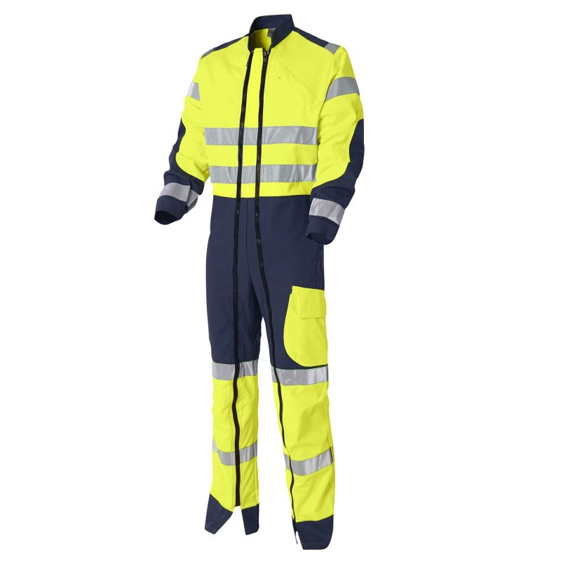 Tuta da Lavoro con doppia cerniera Alta Visibilit� Multitasche Molinel Luklight 2935.2351.044