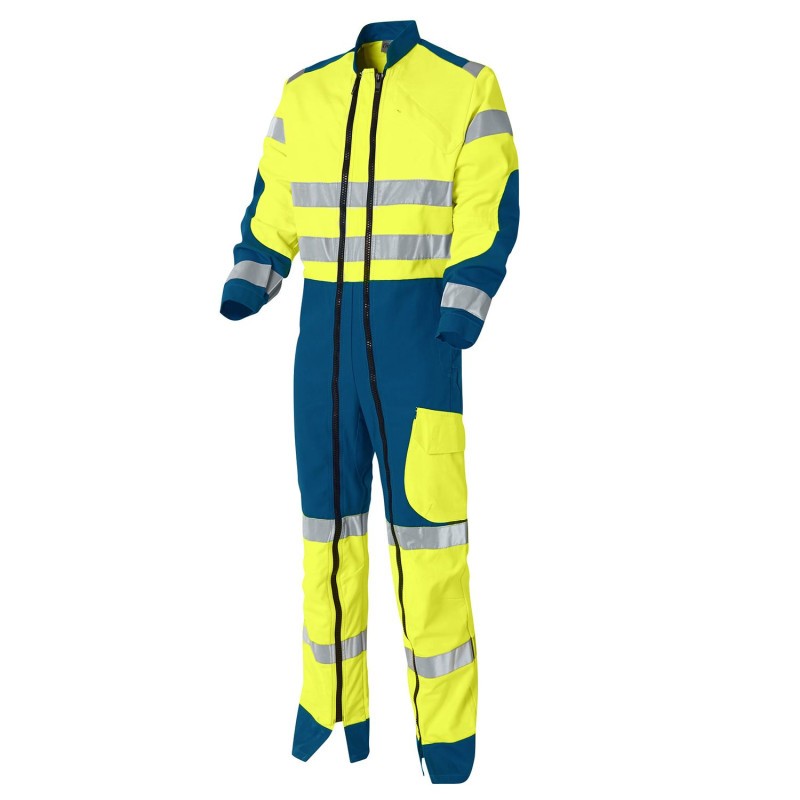 Tuta da Lavoro con doppia cerniera Alta Visibilit� Multitasche Molinel Luklight 2935.2351.044