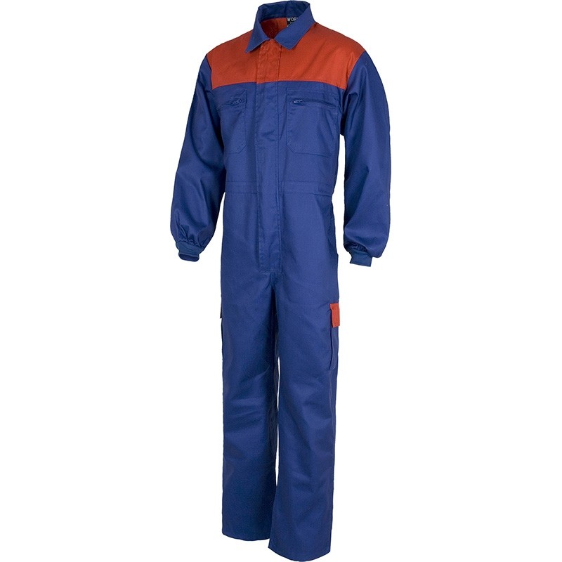 Tuta da lavoro multitasche combinata con cerniera - Workteam