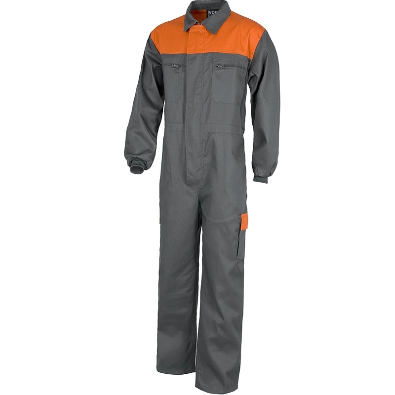 Tuta da lavoro multitasche combinata con cerniera - Workteam