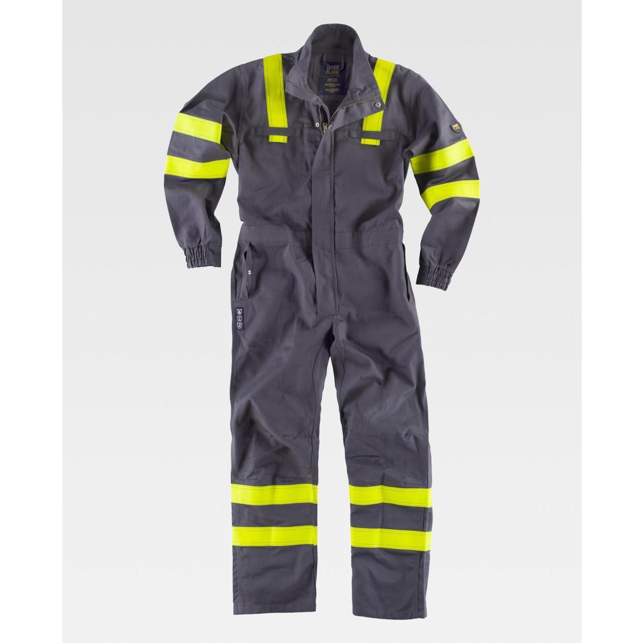 Tuta da Lavoro Workteam Multitasche Ignifuga Alta Visibilit� C5094