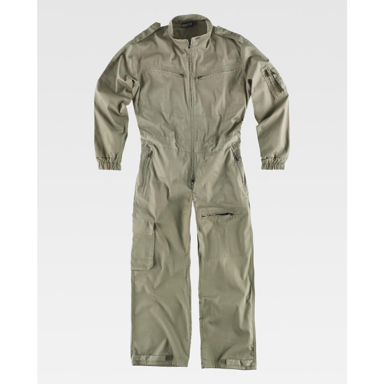 Tuta da Lavoro Workteam Multitasche Stile Militare B2010