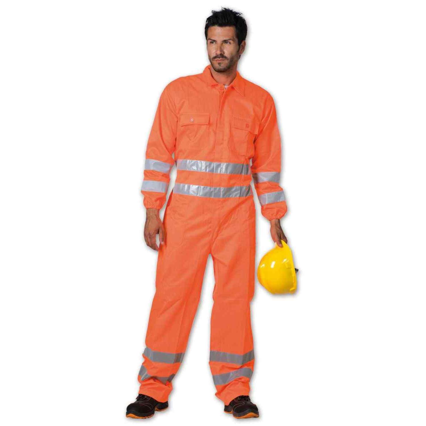 Tuta intera da lavoro multitasche estiva alta visibilit� Logica 870HV-L