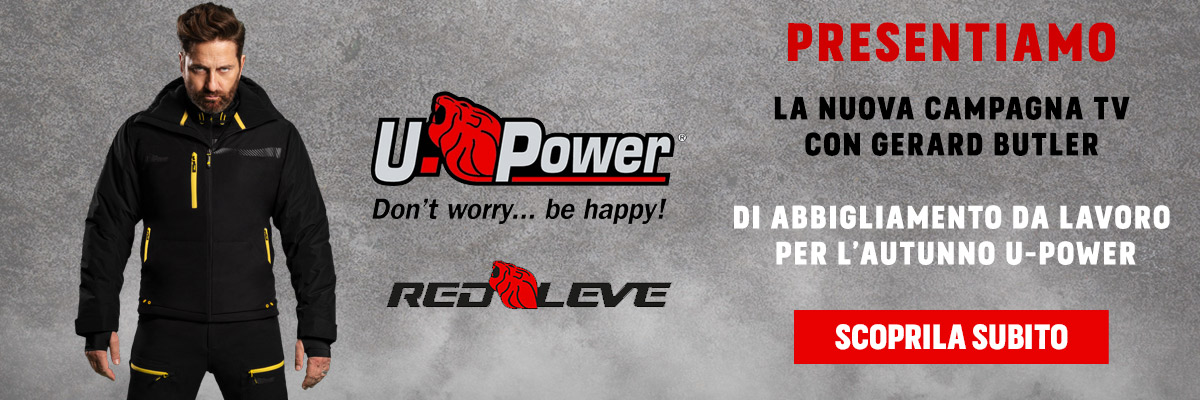 Campagna U-Power RedLeve con Gerard Butler
