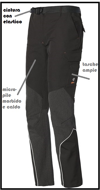 pantalone softshell heavy extreme issa