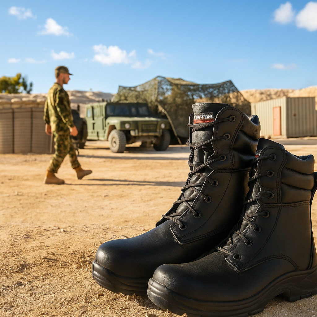 Anfibi Cofra Helix con stile militare