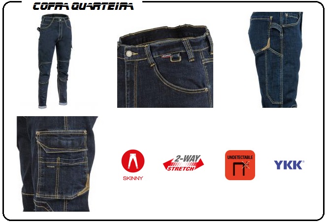 Jeans cofra quarteira elasticizzato - scheda - BESTSAFETY