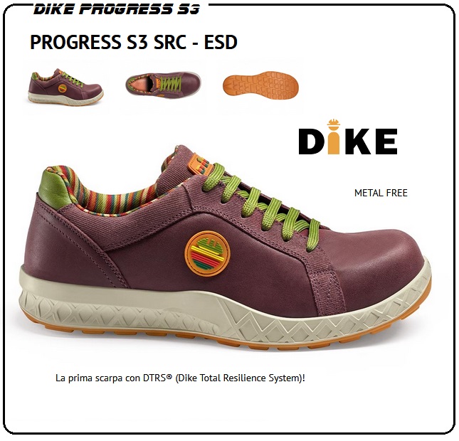 Scarpe Dike Progress S3: Colore Impermeabile Vendita Online