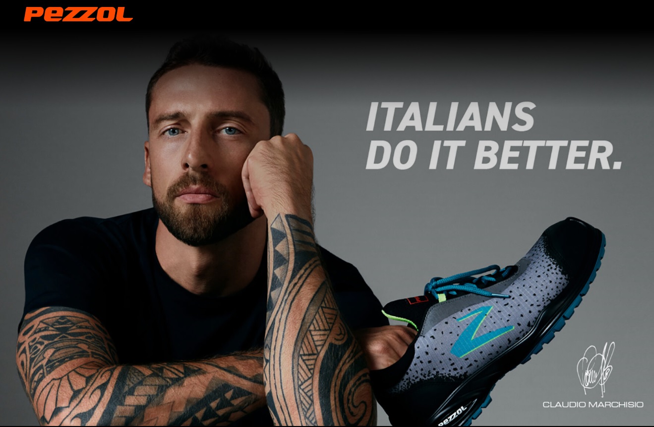 Scarpe Pezzol Python Con claudio marchisio