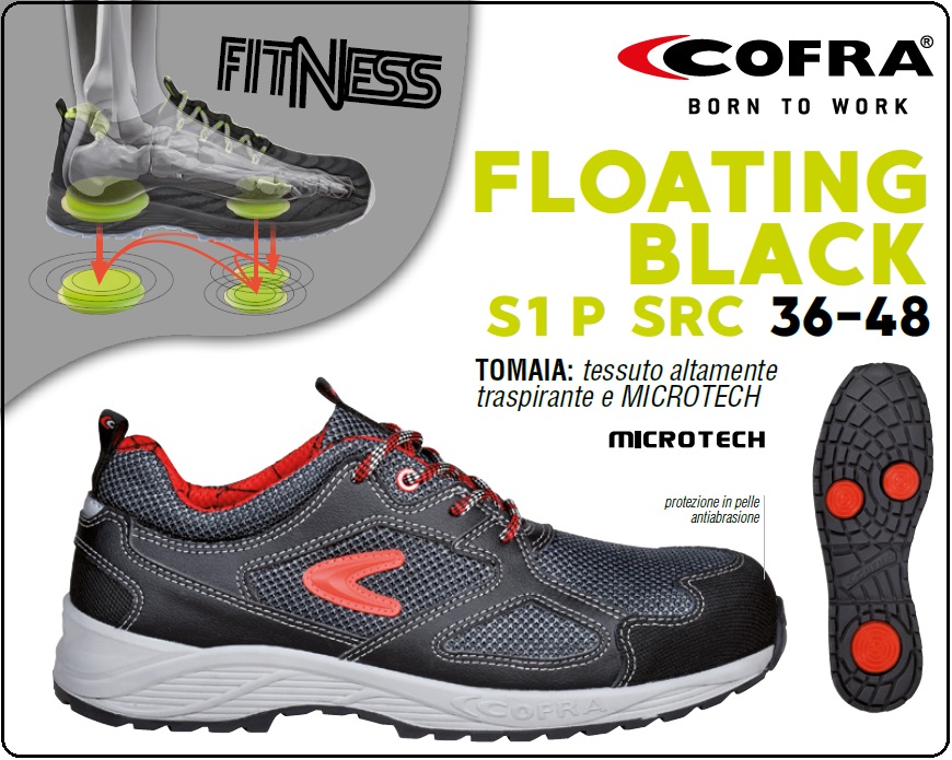 Scheda scarpe cofra floating black